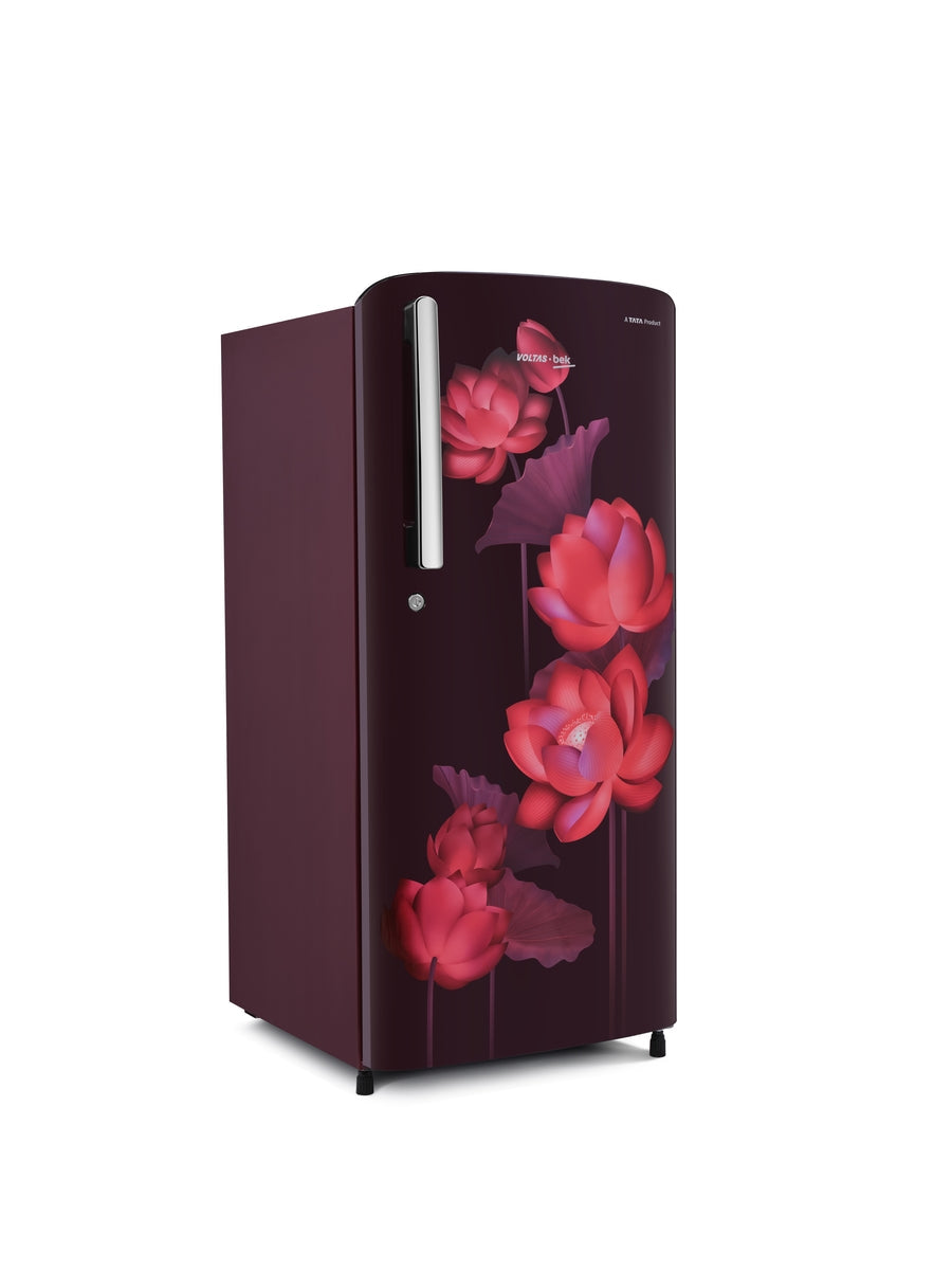 Voltas Beko 175 L, 2 Star, Direct Cool Single Door Refrigerator (Lotus Wine)