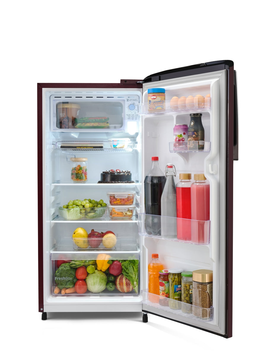 Voltas Beko 175 L, 2 Star, Direct Cool Single Door Refrigerator (Lotus Wine)