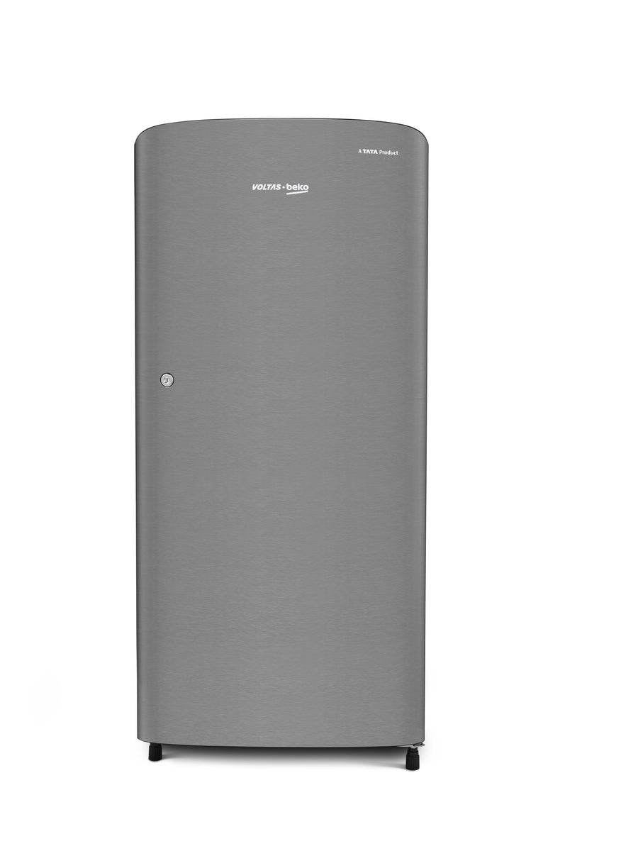 Voltas Beko 175 L, 1 Star, Direct Cool Single Door Refrigerator (Hairline Silver)