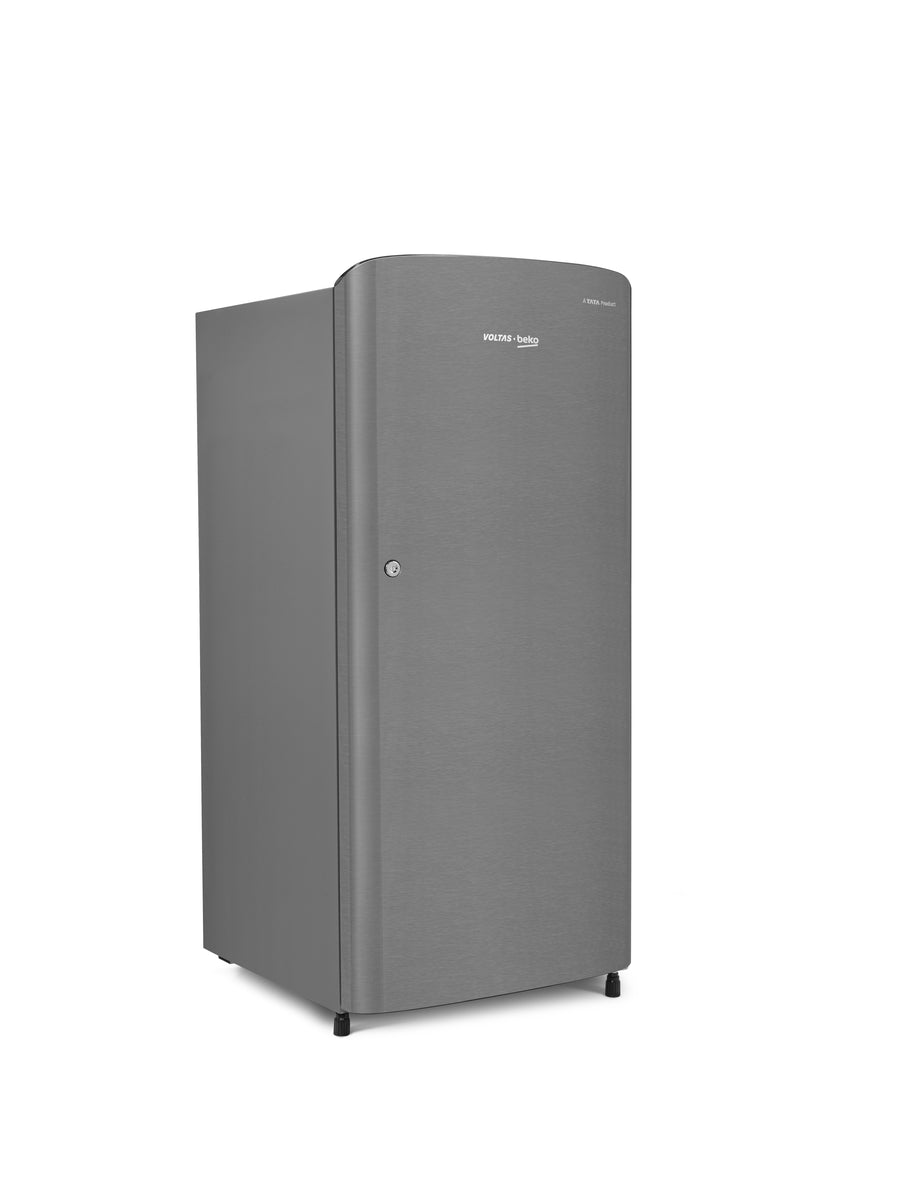 Voltas Beko 175 L, 1 Star, Direct Cool Single Door Refrigerator (Hairline Silver)