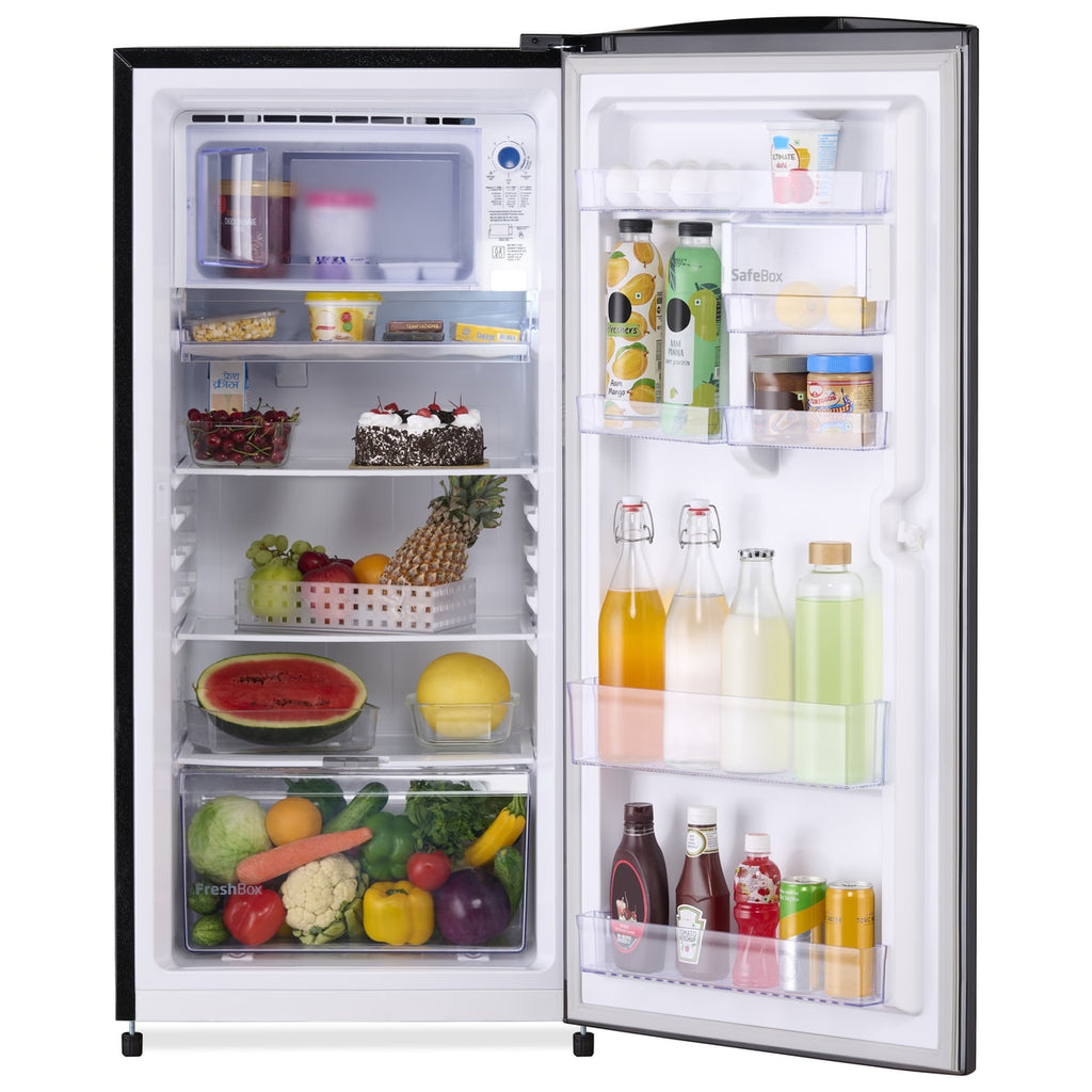Voltas Beko 230 L, 3 Star, Direct Cool Single Door Refrigerator (Dark Grey)