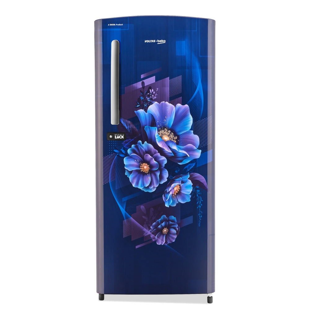 Voltas Beko 185 L, 5 Star, Direct Cool Single Door Refrigerator (Bonita Blue) (RDC220A / W0BBETM000UGD)