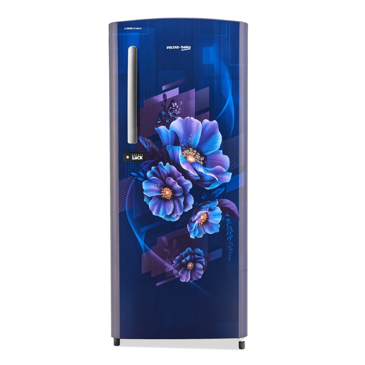 Voltas Beko 185 L, 4 Star, Direct Cool Single Door Refrigerator (Bonita Blue)