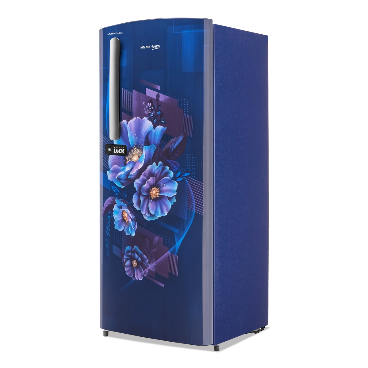 Voltas Beko 185 L, 4 Star, Direct Cool Single Door Refrigerator (Bonita Blue)