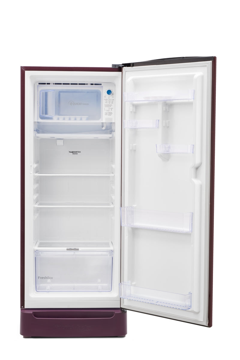 Voltas Beko 185 L, 4 Star, Direct Cool Single Door Refrigerator (Bonita Wine)