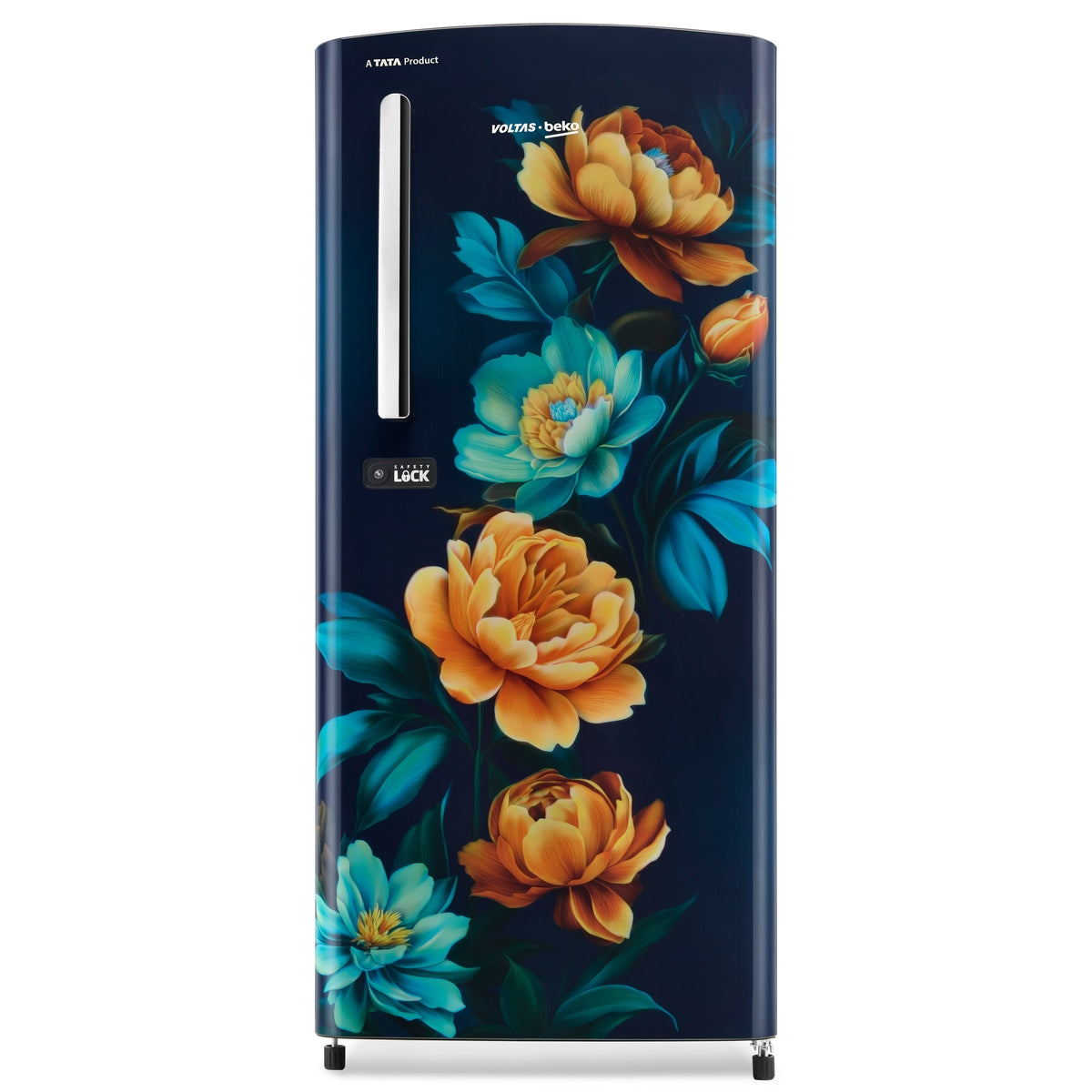 Voltas Beko 185 L, 3 Star, Direct Cool Single Door Refrigerator (Tropical Blue)