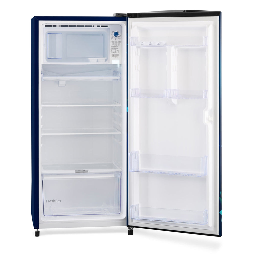 Voltas Beko 185 L, 3 Star, Direct Cool Single Door Refrigerator (Tropical Blue)