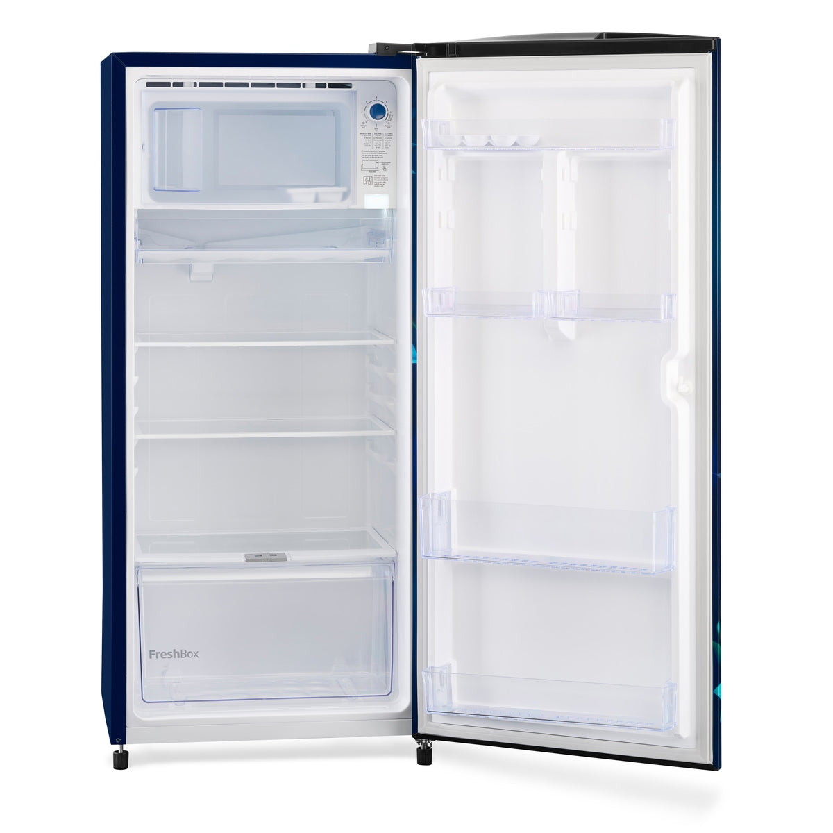 Voltas Beko 185 L, 3 Star, Direct Cool Single Door Refrigerator (Tropical Blue)