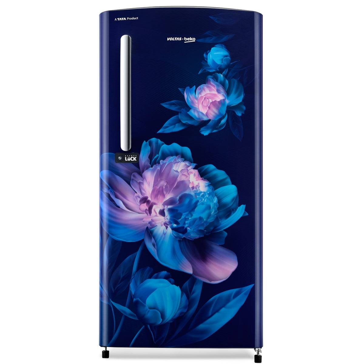 Voltas Beko 185 L, 5 Star, Direct Cool Single Door Refrigerator (Peony Delight Blue)