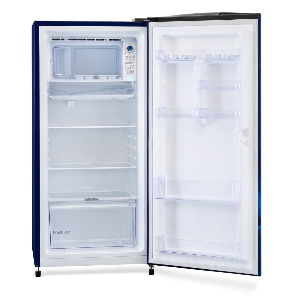 Voltas Beko 185 L, 5 Star, Direct Cool Single Door Refrigerator (Peony Delight Blue)