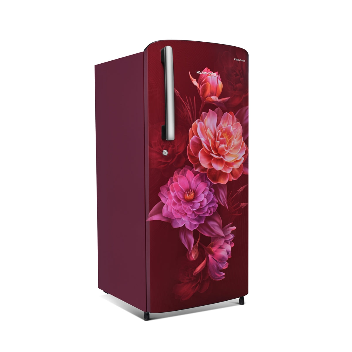 Voltas Beko 175L, 2 Star, Direct Cool Single Door Refrigerator (Opal Wine)
