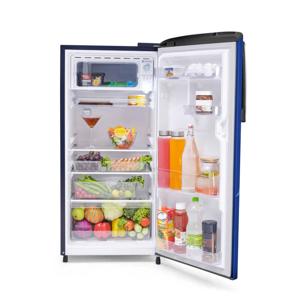 Voltas Beko 175L, 2 Star, Direct Cool Single Door Refrigerator (Opal Blue)
