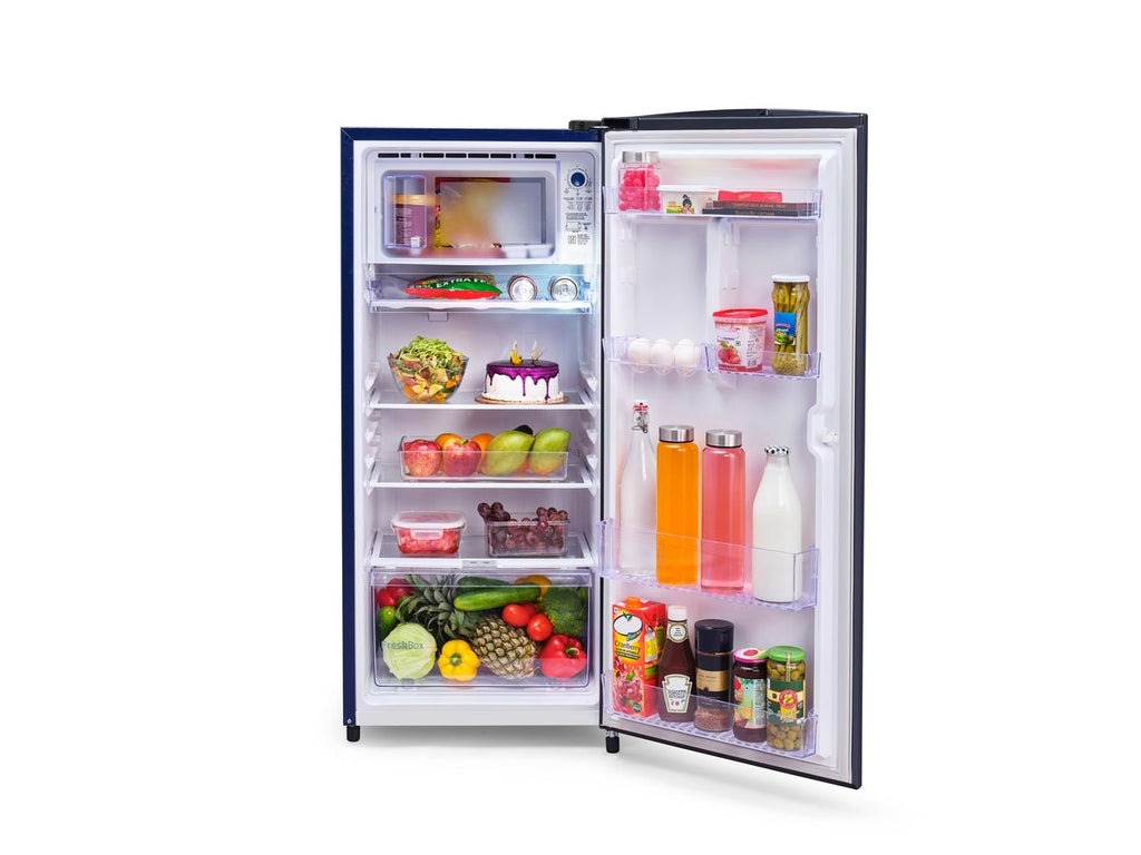Voltas Beko 185L, 3 Star, Direct Cool Single Door Refrigerator (Abby Blue)