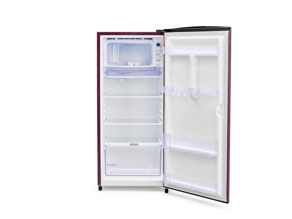 Voltas Beko 185L, 3 Star, Direct Cool Single Door Refrigerator (Abby Wine)