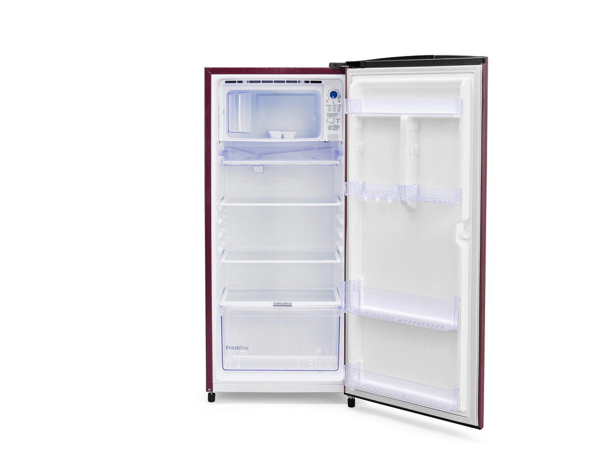 Voltas Beko 185L, 3 Star, Direct Cool Single Door Refrigerator (Abby Wine)