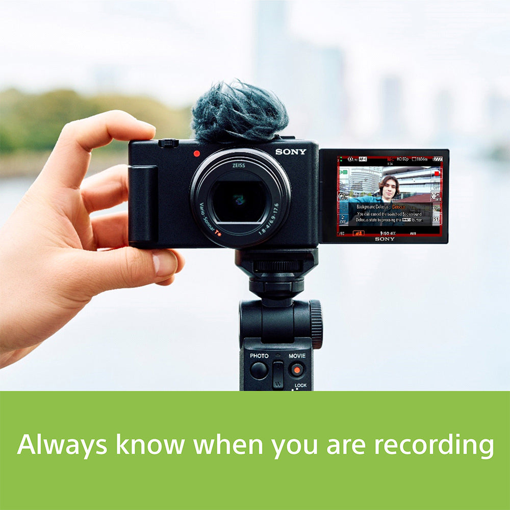 Sony ZV-1 II Vlog Camera for Content Creators & Vloggers with 18-50mm Wide-angle Zoom Lens | Compact Camera with Strong Image Stabilisation | Accurate Autofocus | Cinematic Vlog Setting