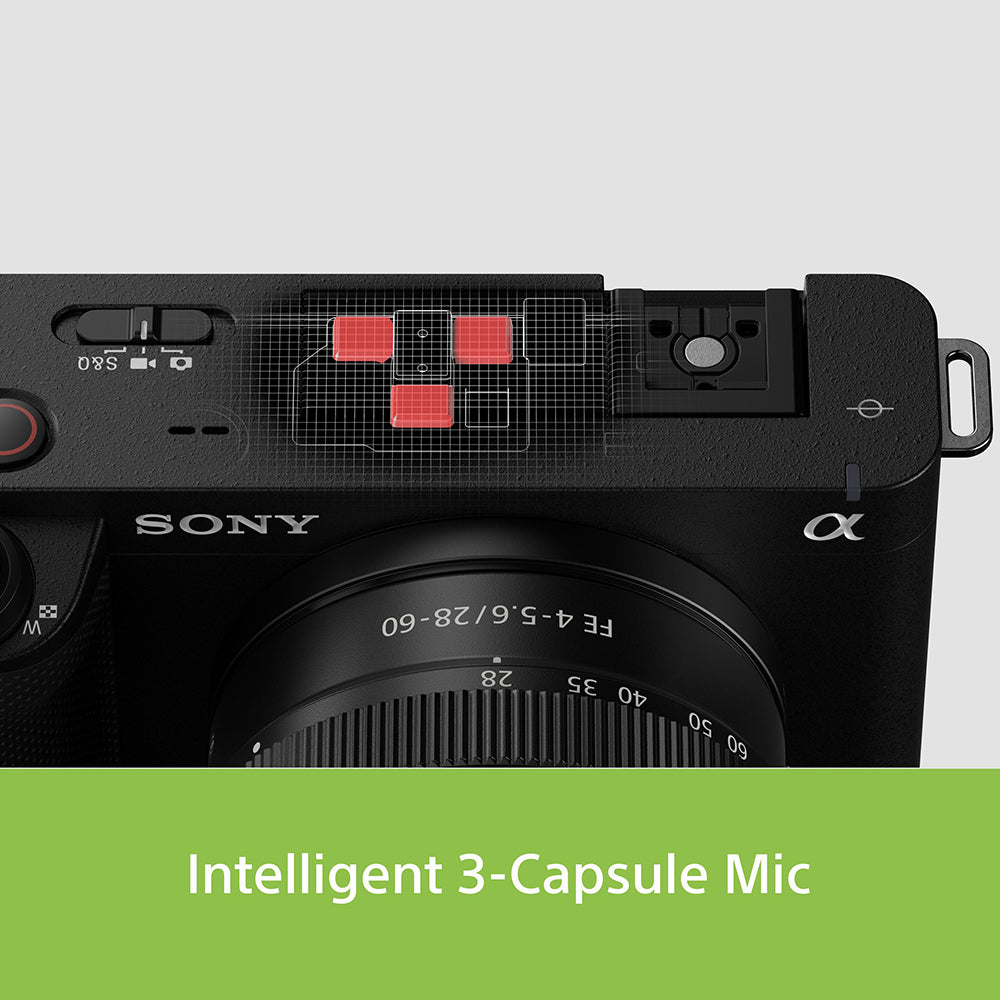 Sony Alpha ZV-E1 Full-Frame Interchangeable-Lens Mirrorless vlog Camera (Body Only) | Made for Creators | 12.1 MP | Artificial Intelligence based Autofocus | 4K 120p Recording - Black