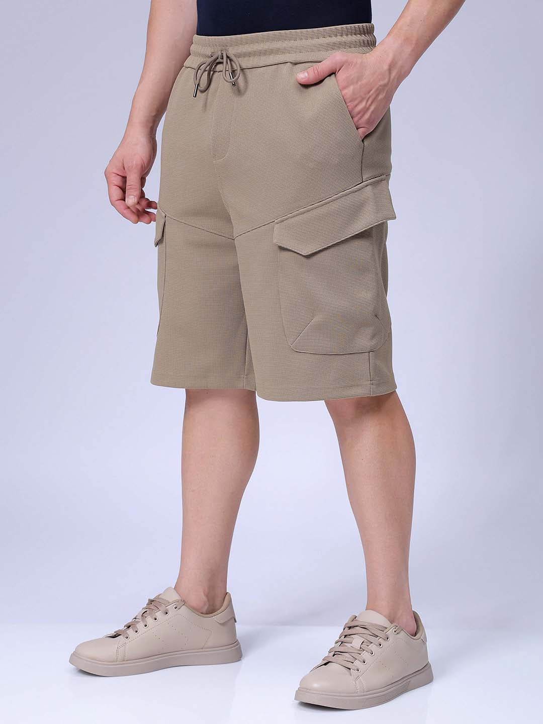 Men's Elmwood Relaxed Fit Textured Utility Shorts