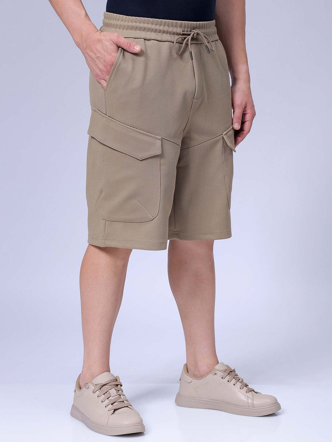 Men's Elmwood Relaxed Fit Textured Utility Shorts
