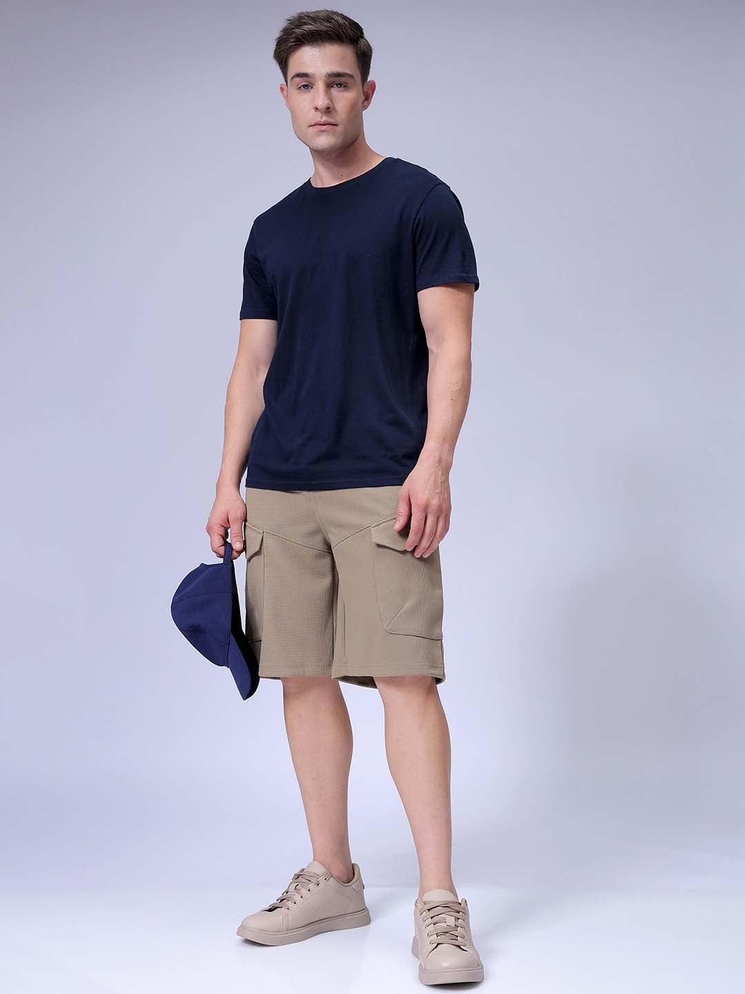 Men's Elmwood Relaxed Fit Textured Utility Shorts