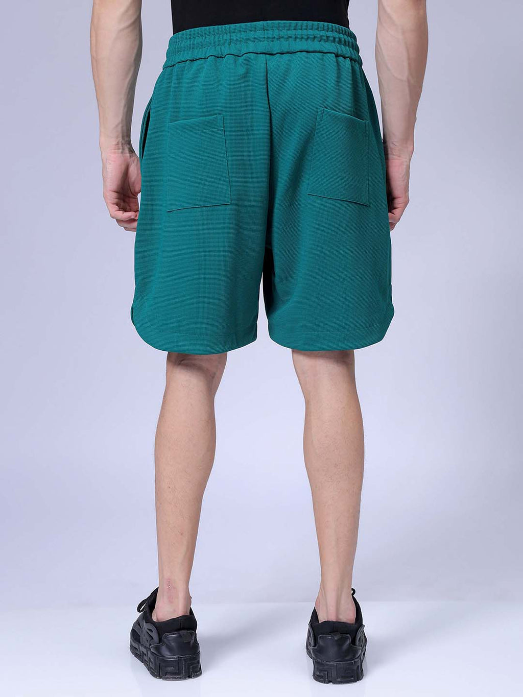 Men's Malachite Relaxed Fit Solid Casual Shorts
