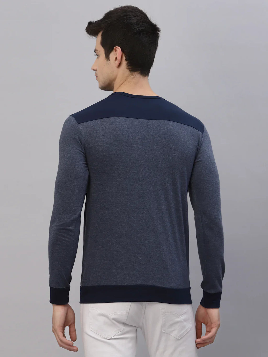 Men Modern Minimalism Solid T-Shirt