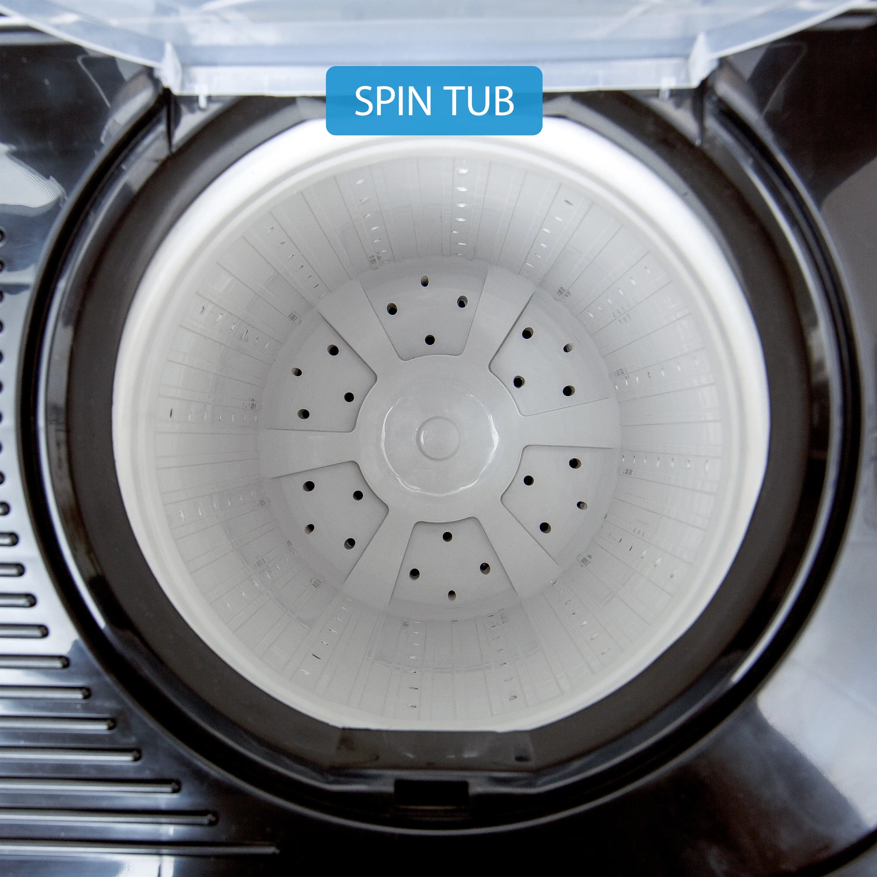 Midea Washing Machine Twin Tub 14 Kg, See Through Glass Lid, Soft Close(MWMSA140GPG(KG)