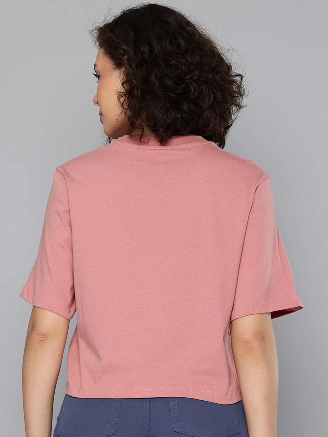 Women's Typographic Print Boxy T-shirt