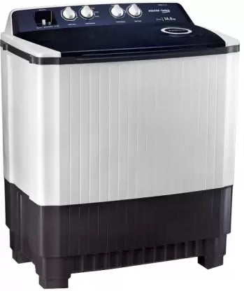 Voltas Beko by A Tata Product 14 kg Semi Automatic Top Load Washing Machine Blue, White (WTT140AGRT)