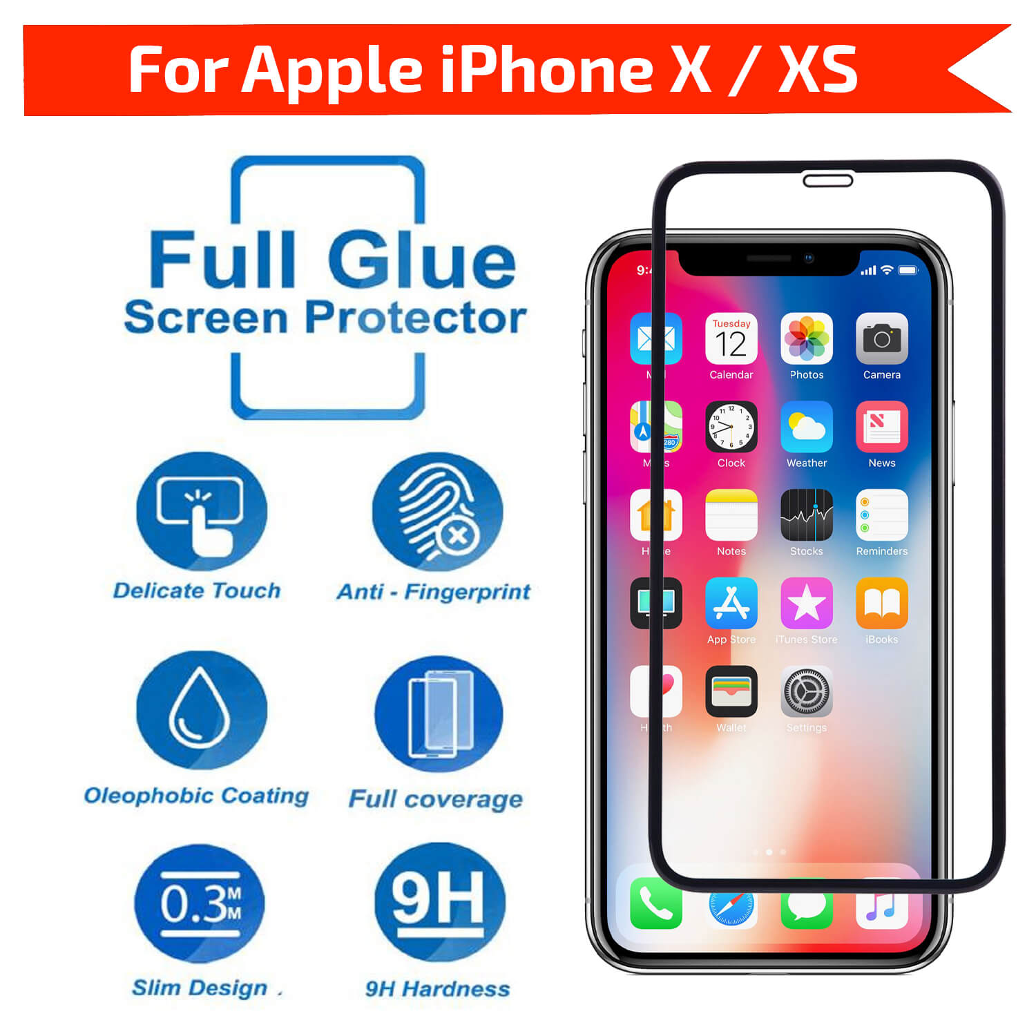Arrow temper glass I Phone X / XS/11 Pro