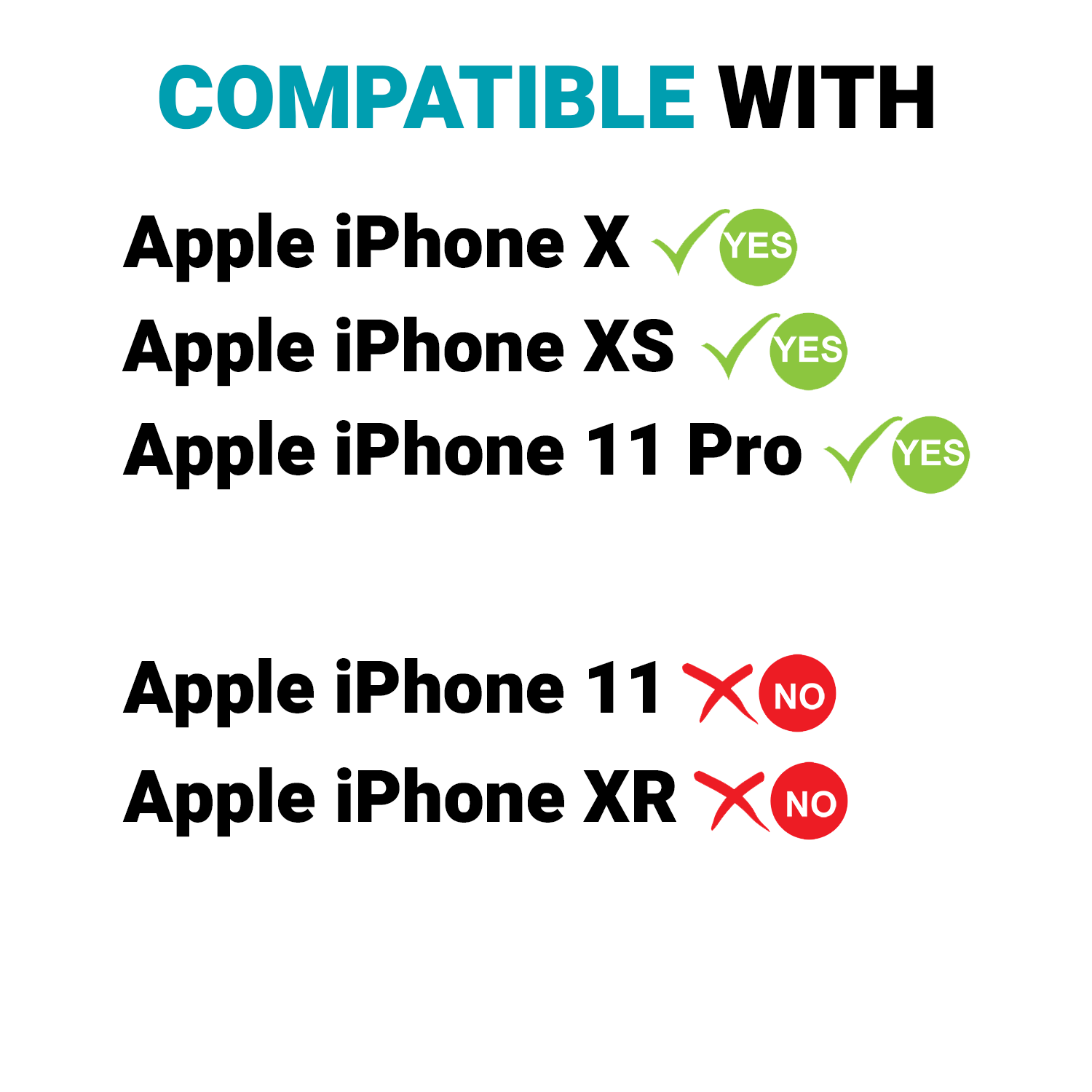 Arrow temper glass I Phone X / XS/11 Pro