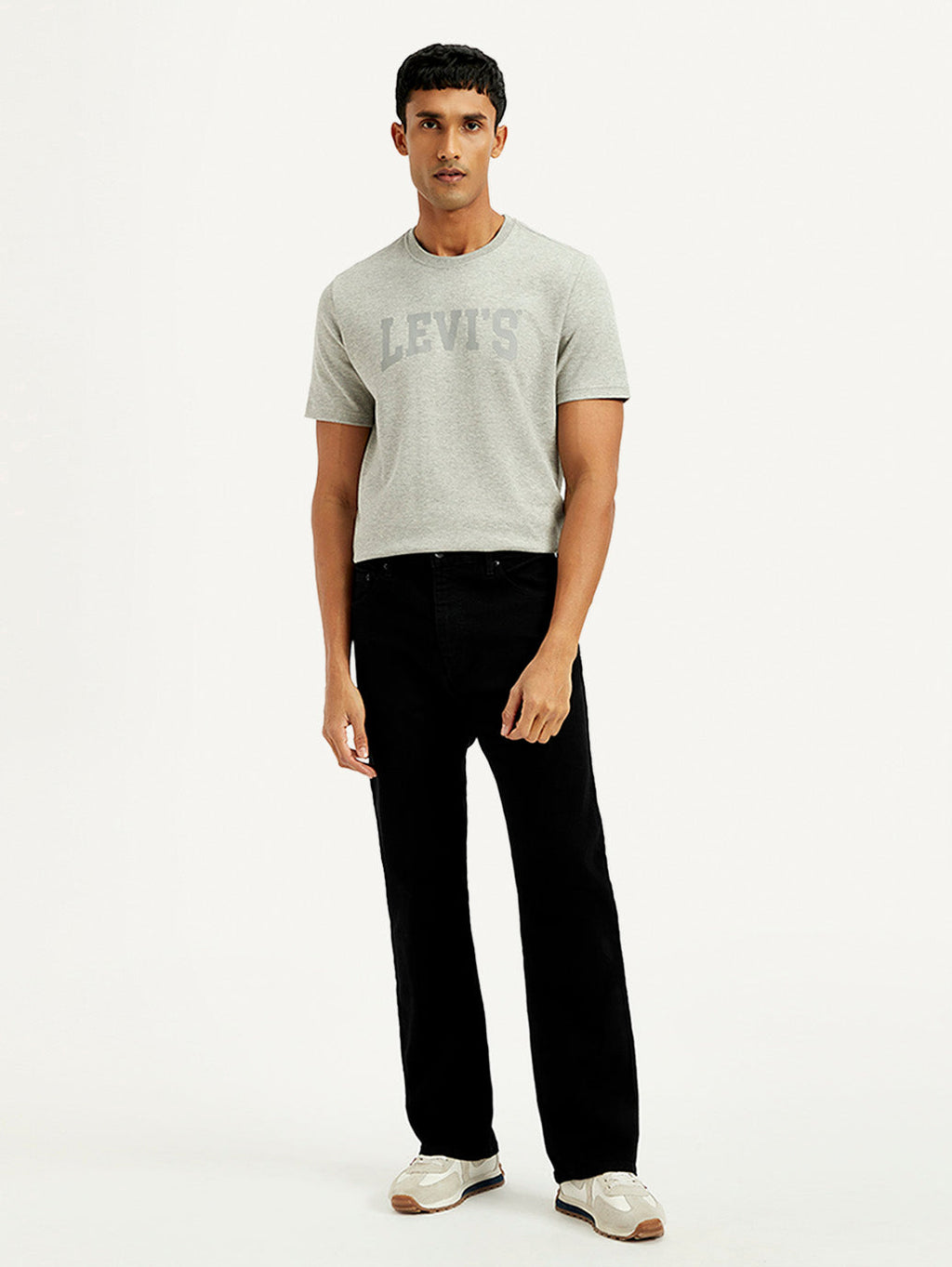 Men's 517 Black Bootcut Fit Mid Rise Jeans