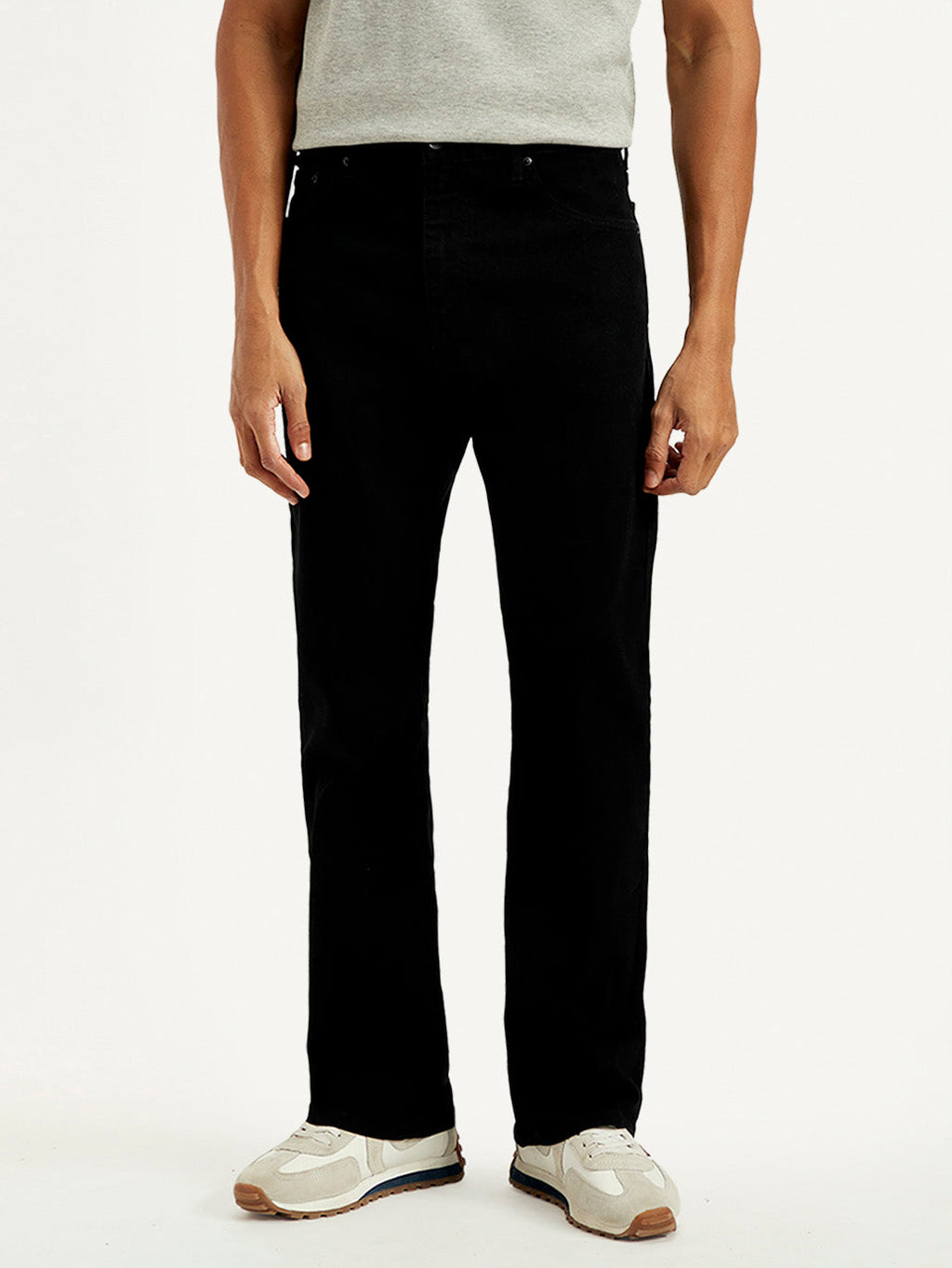 Men's 517 Black Bootcut Fit Mid Rise Jeans