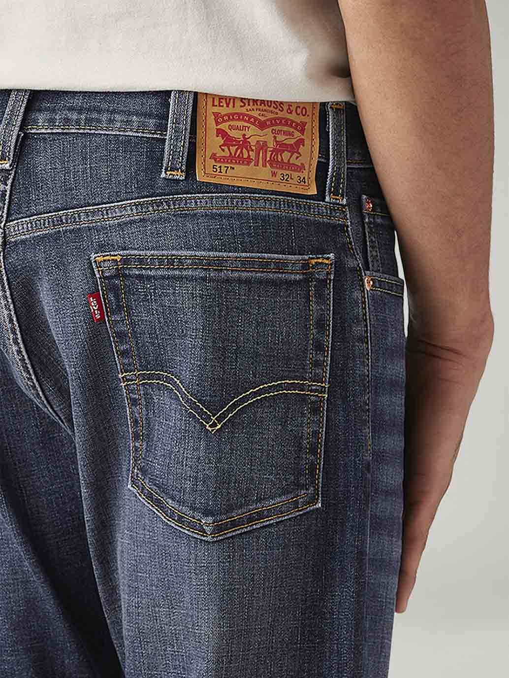 Men's 517 Med Indigo Bootcut Fit Mid Rise Jeans