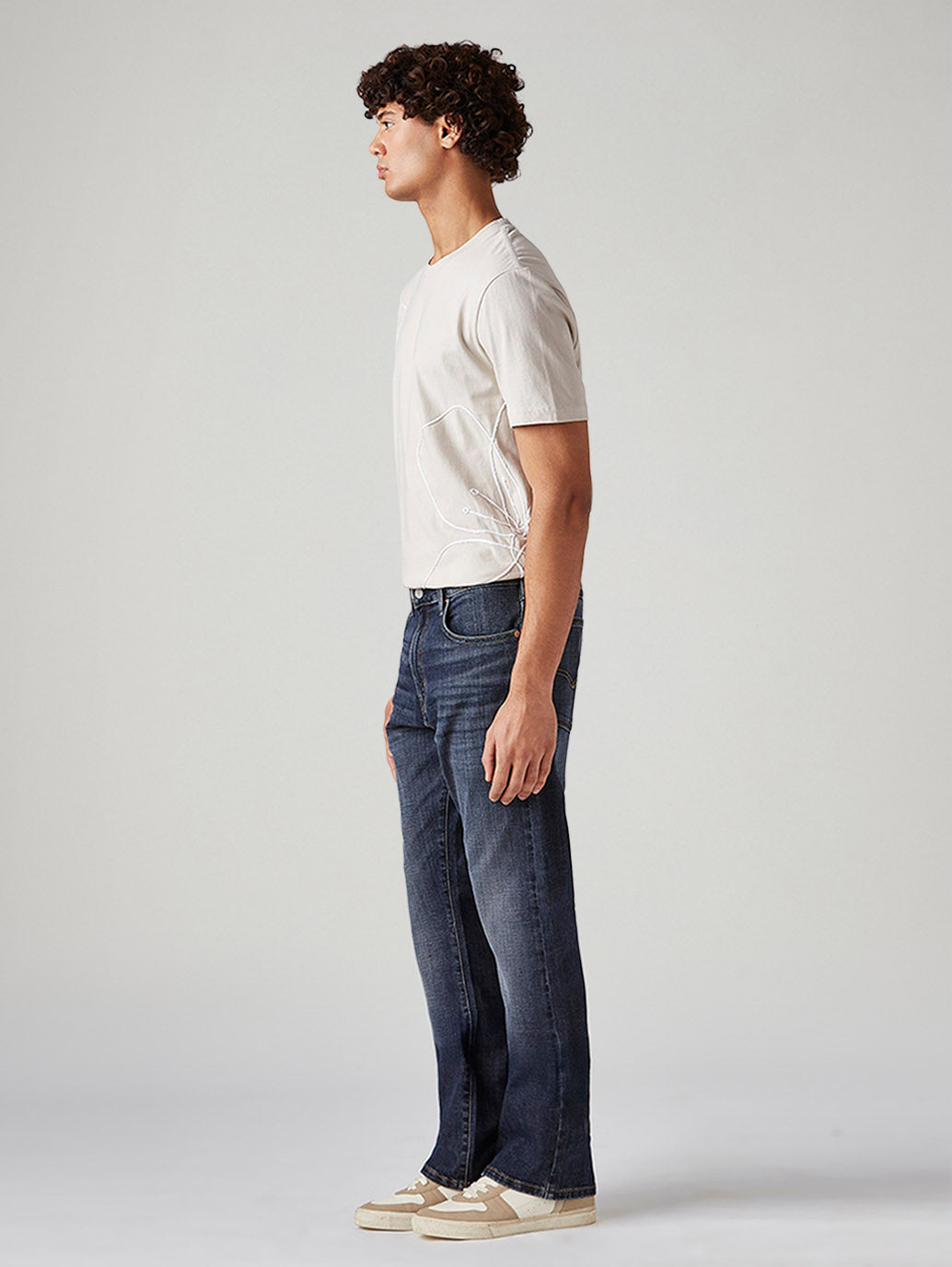 Men's 517 Med Indigo Bootcut Fit Mid Rise Jeans