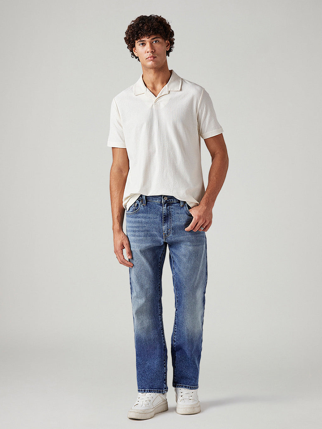 Men's 517 Med Indigo Bootcut Fit Mid Rise Jeans