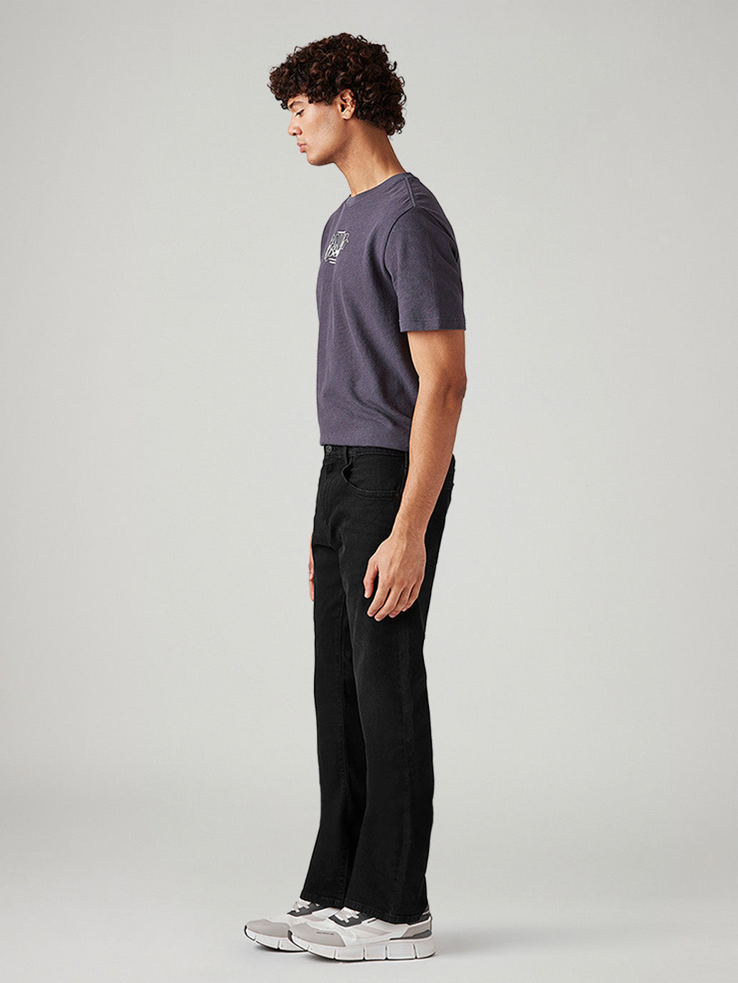 Men's 517 Black Bootcut Fit Mid Rise Jeans
