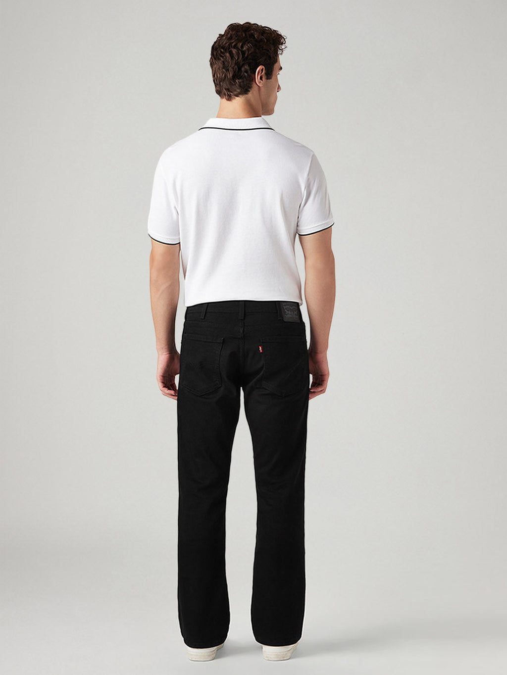 Mens 517 Mid rise Bootcut Fit Cotton Stretch Blend Jeans
