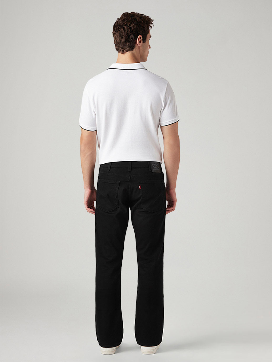 Mens 517 Mid rise Bootcut Fit Cotton Stretch Blend Jeans