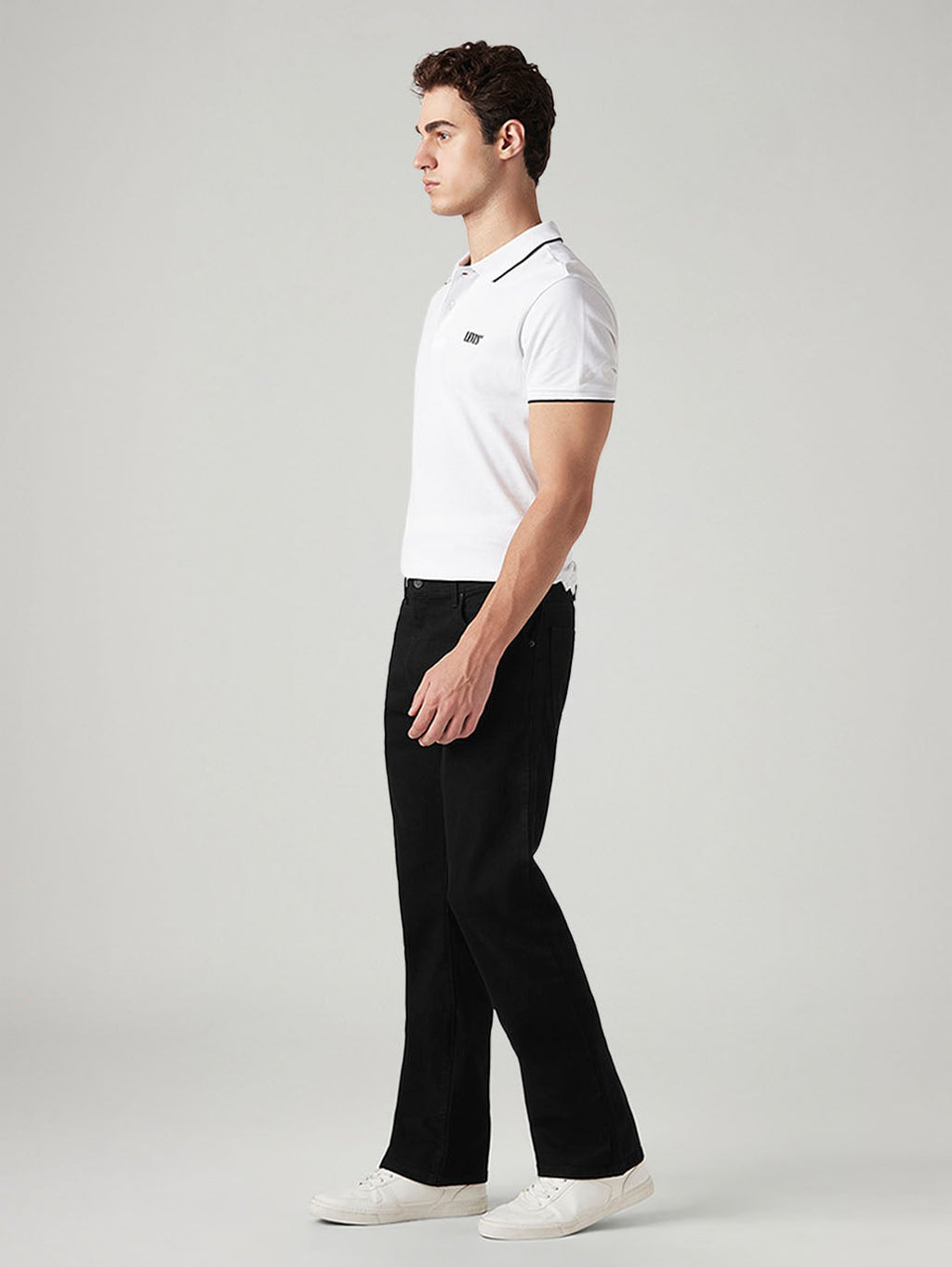 Mens 517 Mid rise Bootcut Fit Cotton Stretch Blend Jeans