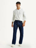 Men's 517 Dark Blue Bootcut Mid Rise Jeans