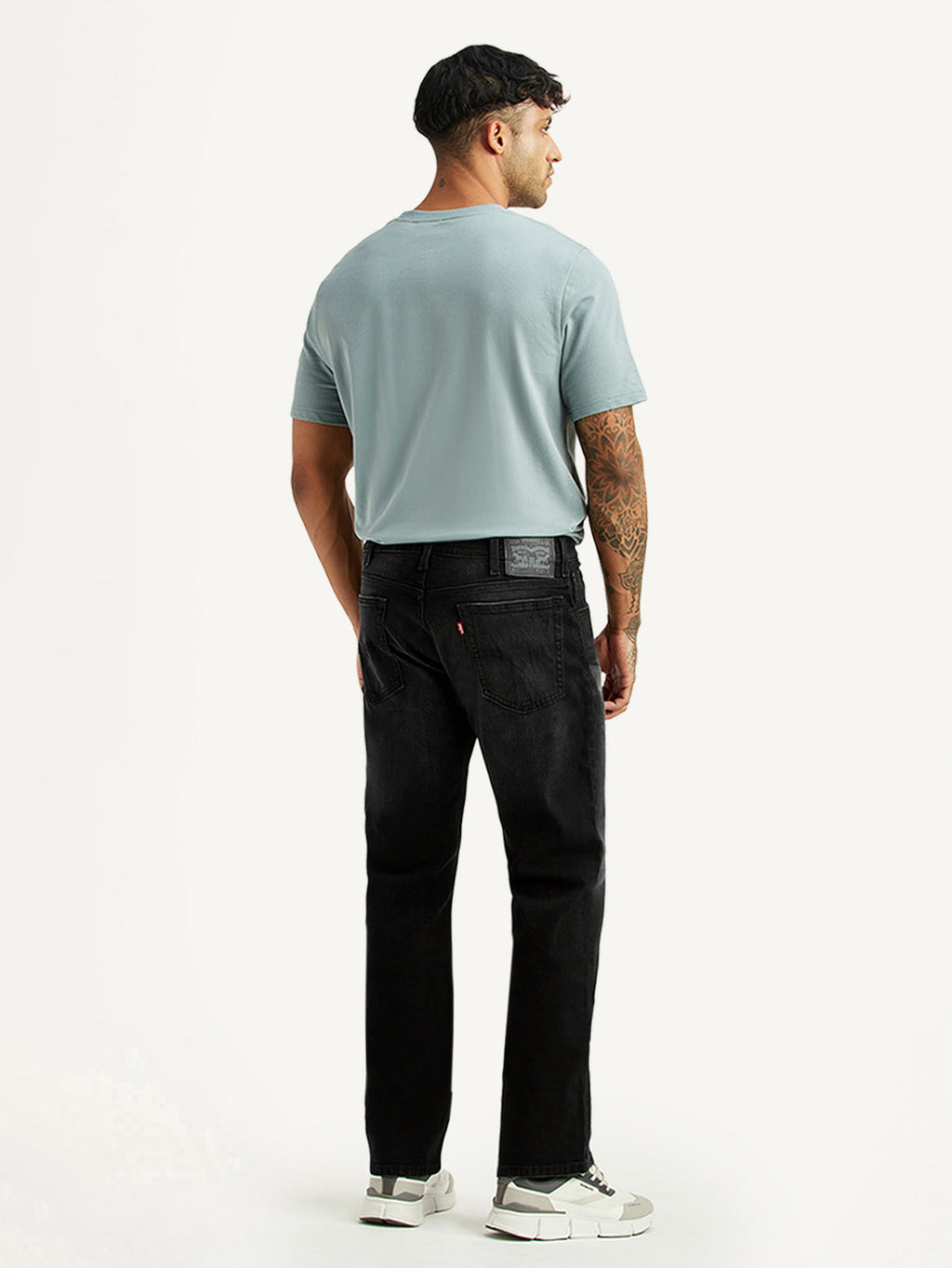 Men's 527 Black Bootcut Fit Hyper Stretch Jeans