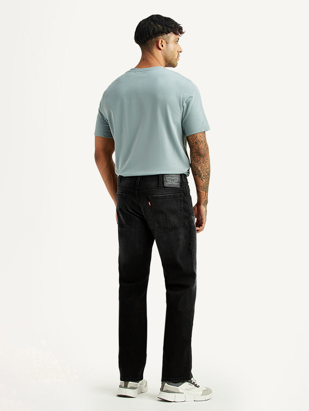 Men's 527 Black Bootcut Fit Hyper Stretch Jeans