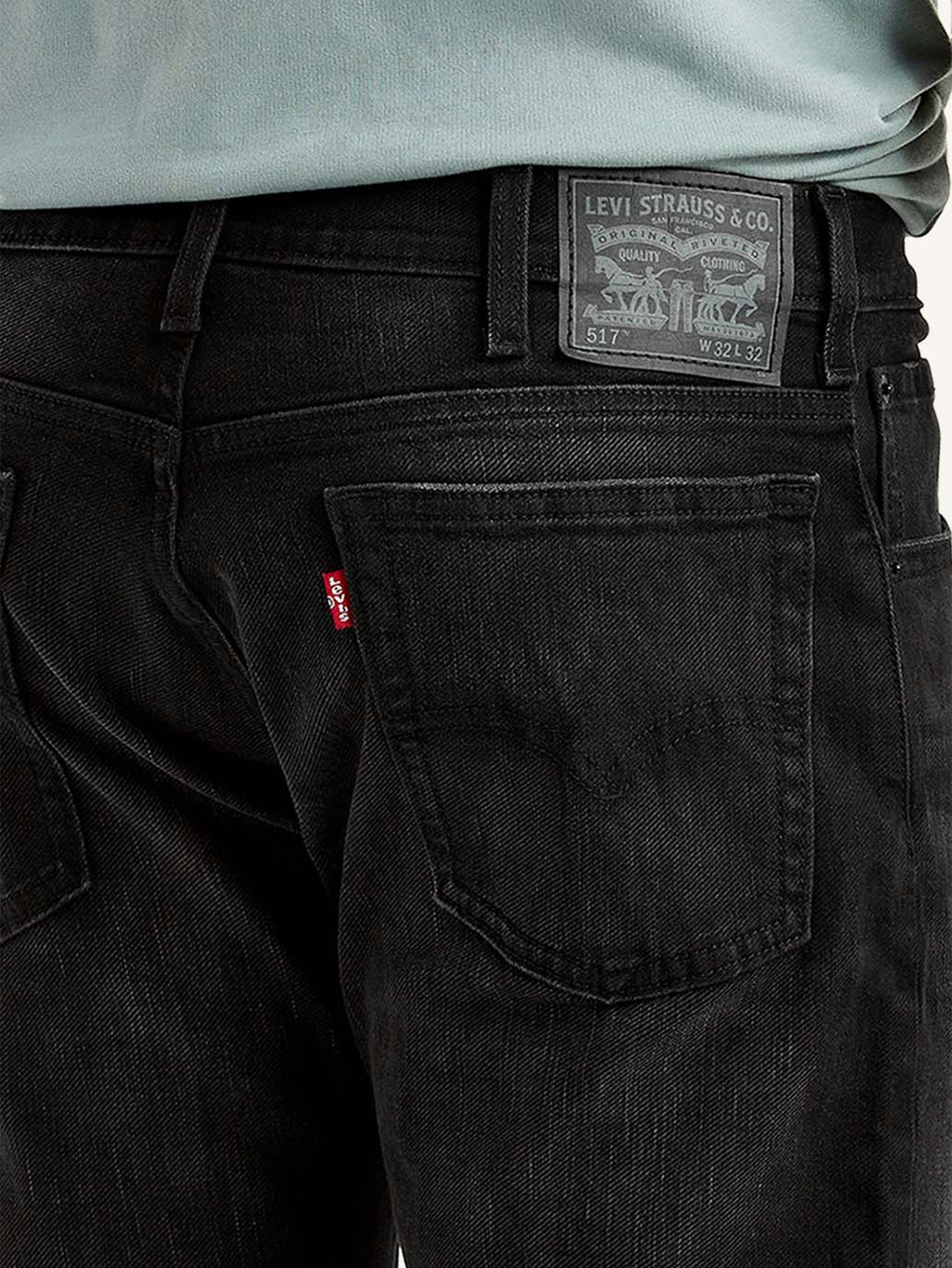 Men's 527 Black Bootcut Fit Hyper Stretch Jeans