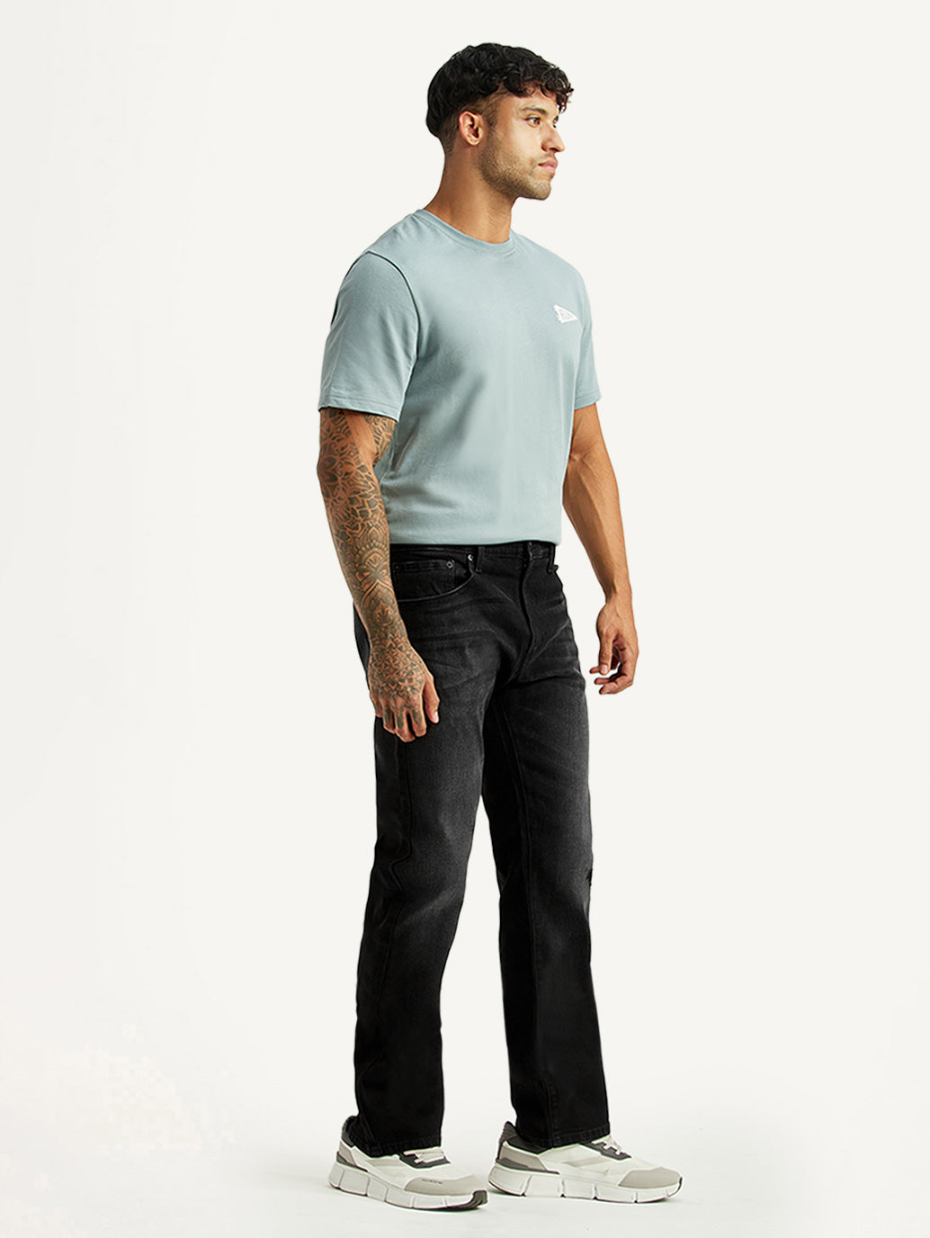 Men's 527 Black Bootcut Fit Hyper Stretch Jeans