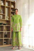 Lush Lime Oasis Green Cotton Co-ord Set