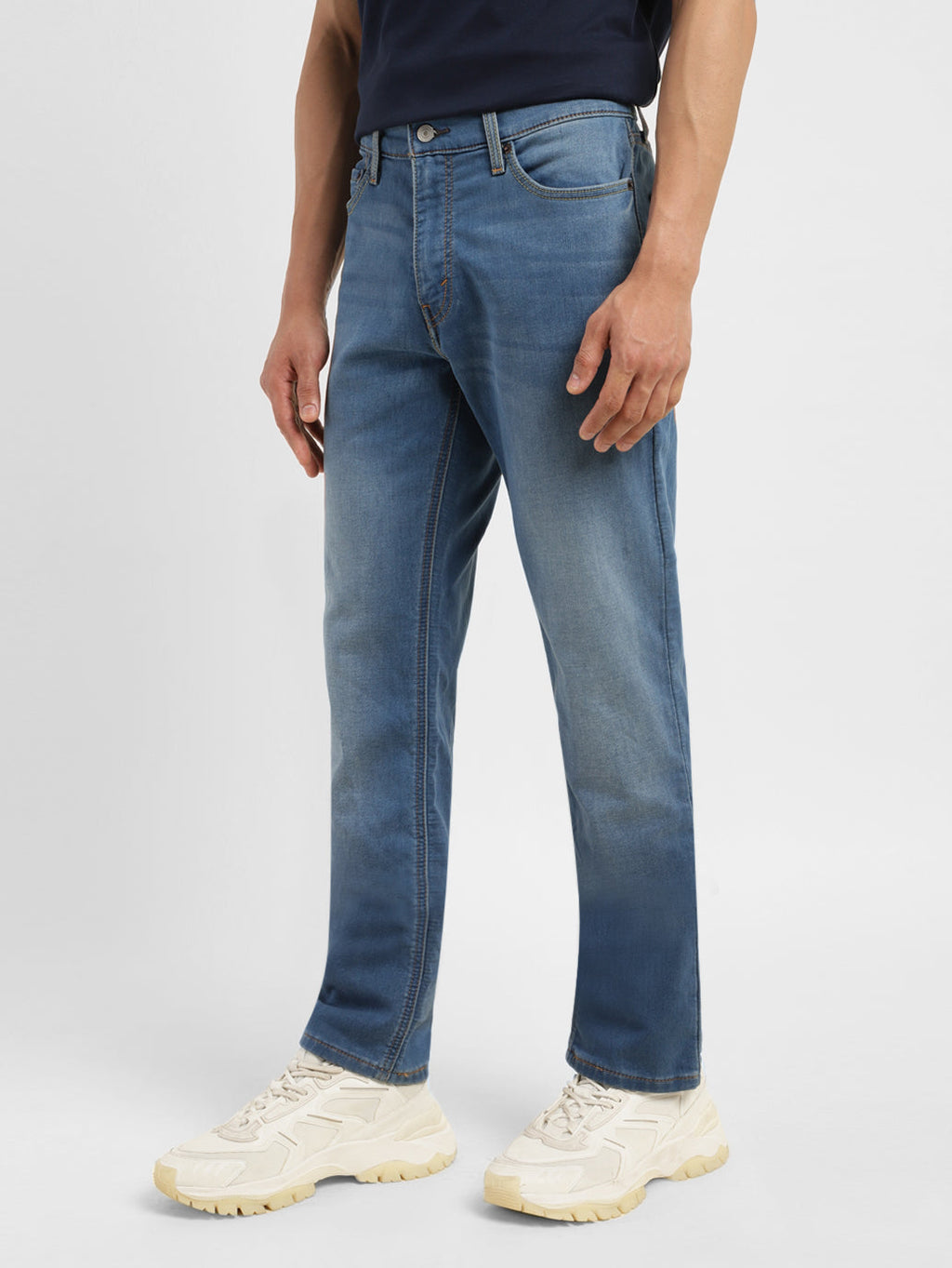 Men's 511 Blue Slim Fit Mid Rise Jeans