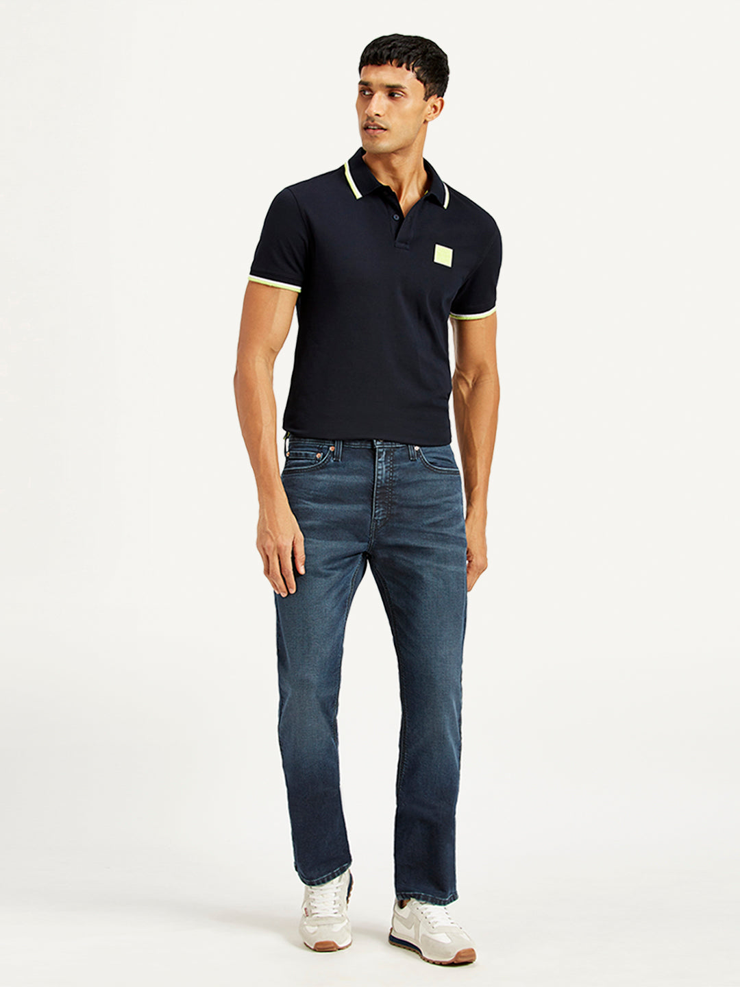 Men's 511 Navy Blue Slim Fit Mid Rise Jeans