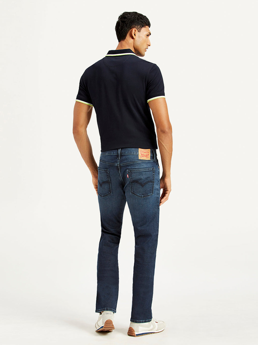 Men's 511 Navy Blue Slim Fit Mid Rise Jeans