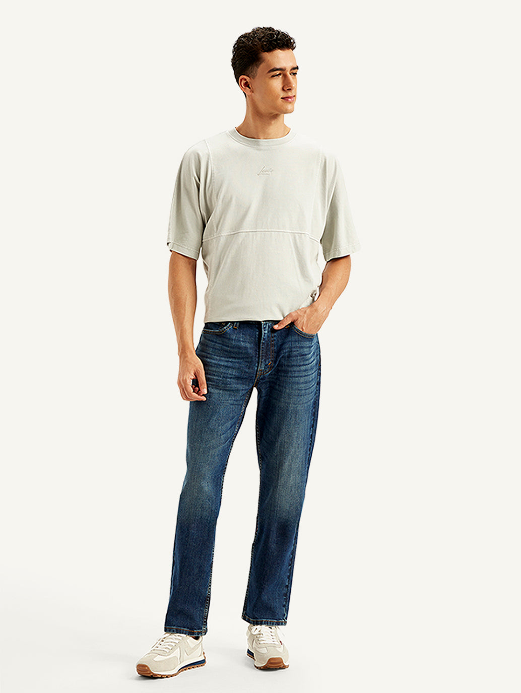 Men's 511 Blue Slim Fit Mid Rise Jeans